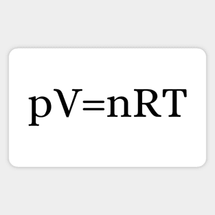 pV=nRT Ideal Gas Law Magnet